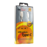 USB Type-C кабель Cablexpert CC-G-USBC01W-1.8M