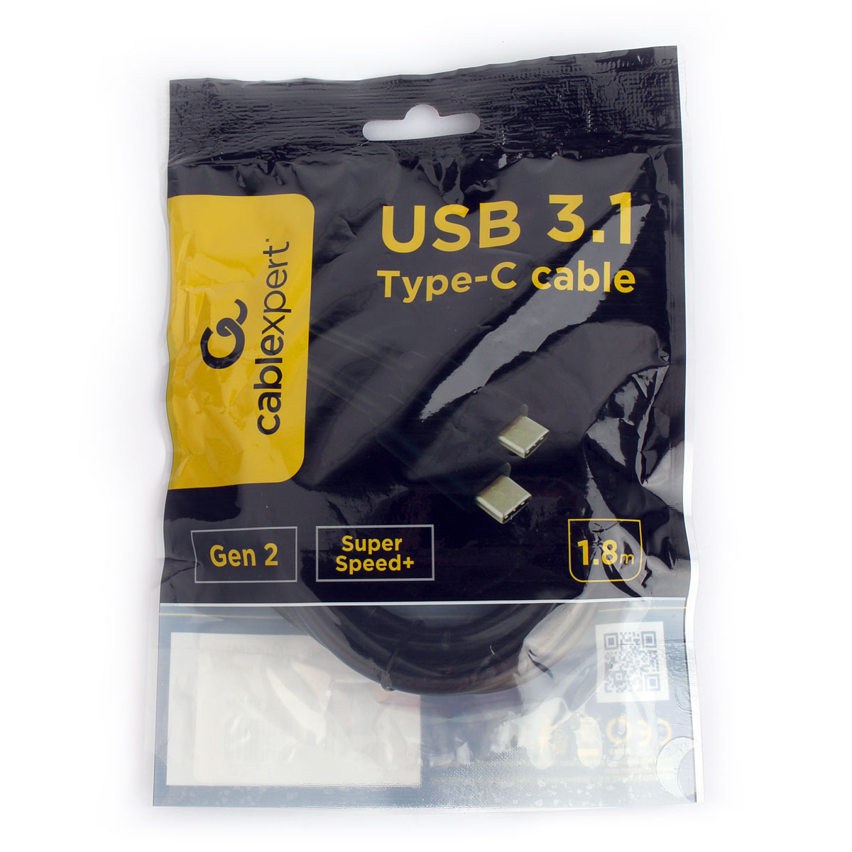 USB Type-C кабель Cablexpert CCP-USB3.1-CMCM2-1.8M