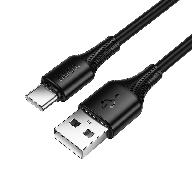 USB Type-C кабель hoco X120, чёрный, 1 м