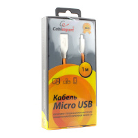 Micro USB кабель Cablexpert CC-G-mUSB01O-1M