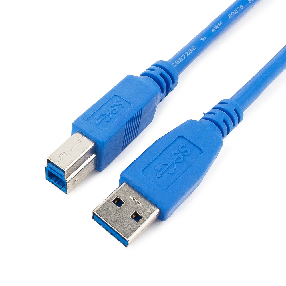 USB 3.0 AM/BM кабель Cablexpert CCP-USB3-AMBM-6