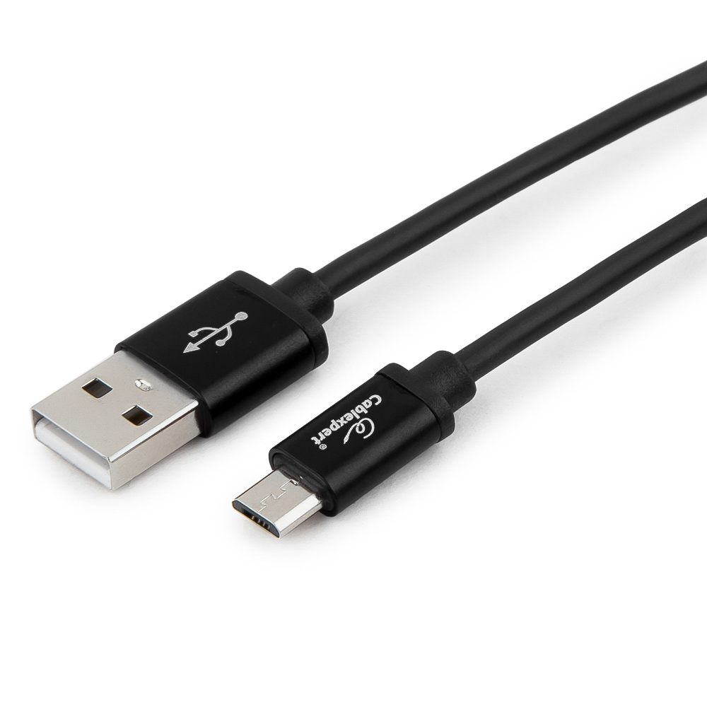 Micro USB кабель Cablexpert CC-S-mUSB01Bk-1M