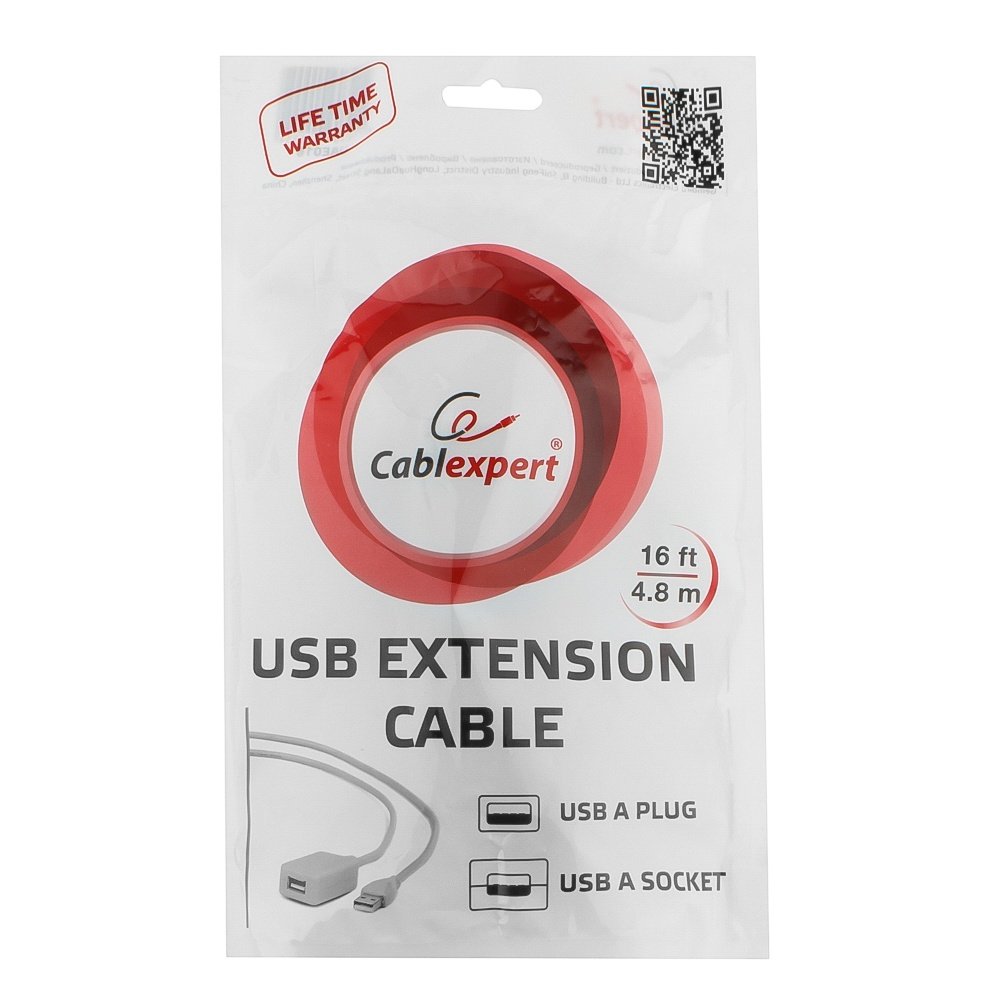 USB удлинитель активный Cablexpert UAE016