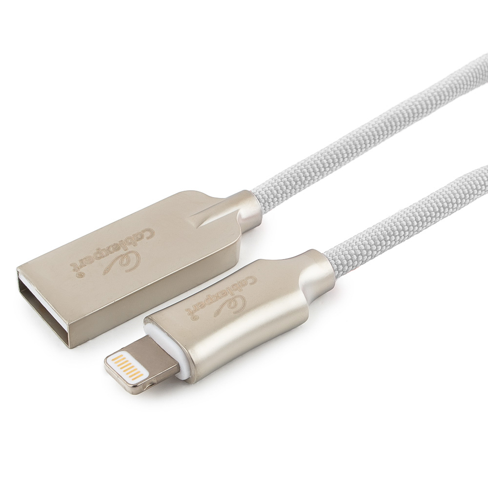 USB Lightning MFI кабель Cablexpert CC-P-APUSB02W-1.8M