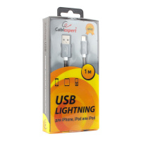 USB Lightning кабель Cablexpert CC-G-APUSB02Gy-1M
