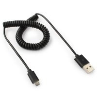 Micro USB кабель спиральный Cablexpert CC-mUSB2C-AMBM-6
