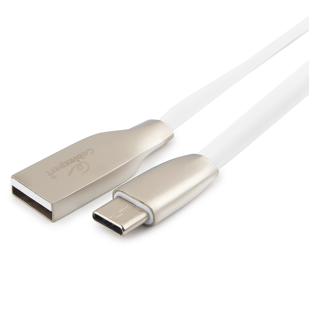 USB Type-C кабель Cablexpert CC-G-USBC01W-1M