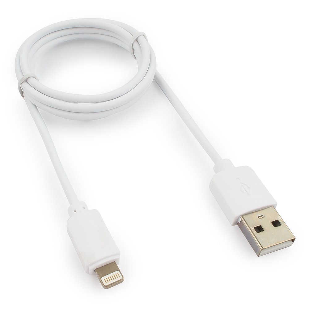 USB Lightning кабель Гарнизон GCC-USB2-AP2-1M-W