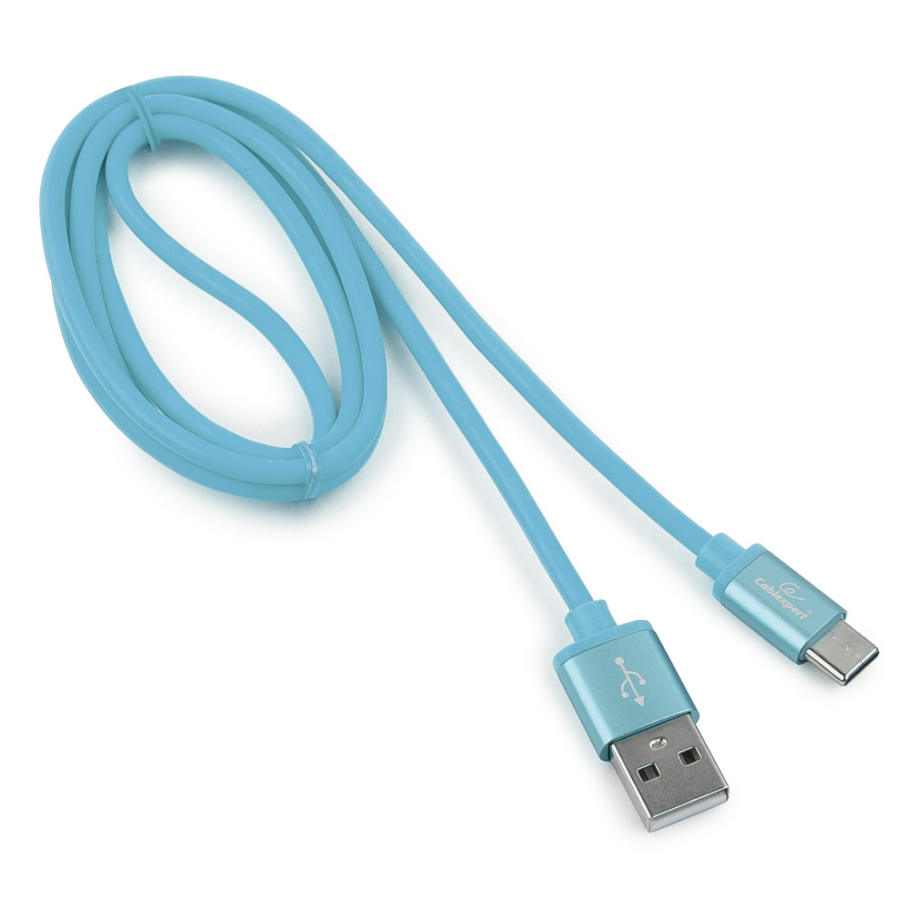 USB Type-C кабель Cablexpert CC-S-USBC01Bl-1M