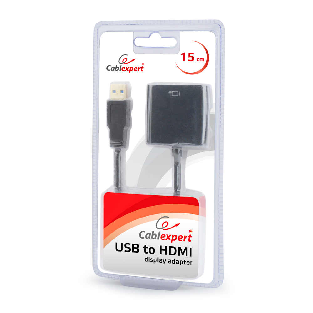 Конвертер USB 3.0 --> HDMI  Cablexpert A-USB3-HDMI-02