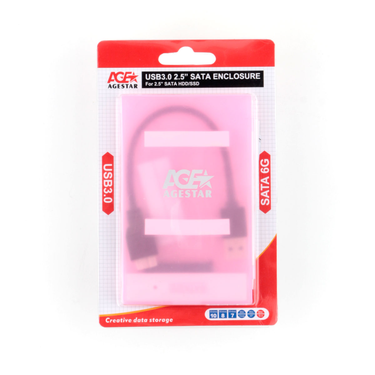 AgeStar 3UBCP1-6G (PINK)