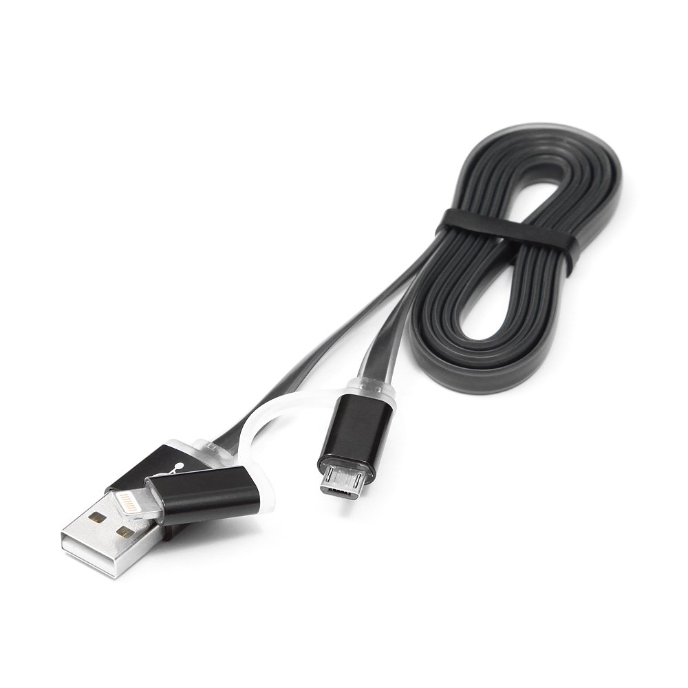 USB кабель универсальный (micro USB - Lightning) Cablexpert CC-mAPUSB2bk1m