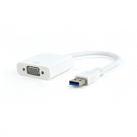 USB 3.0 --> VGA конвертер Cablexpert AB-U3M-VGAF-01-W