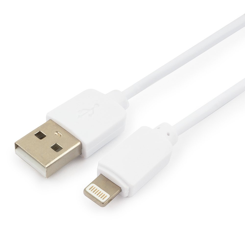 USB Lightning кабель Гарнизон GCC-USB2-AP2-0.3M-W