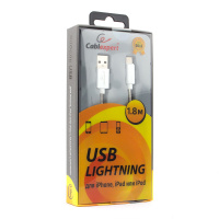 USB Lightning кабель Cablexpert CC-G-APUSB02S-1.8M