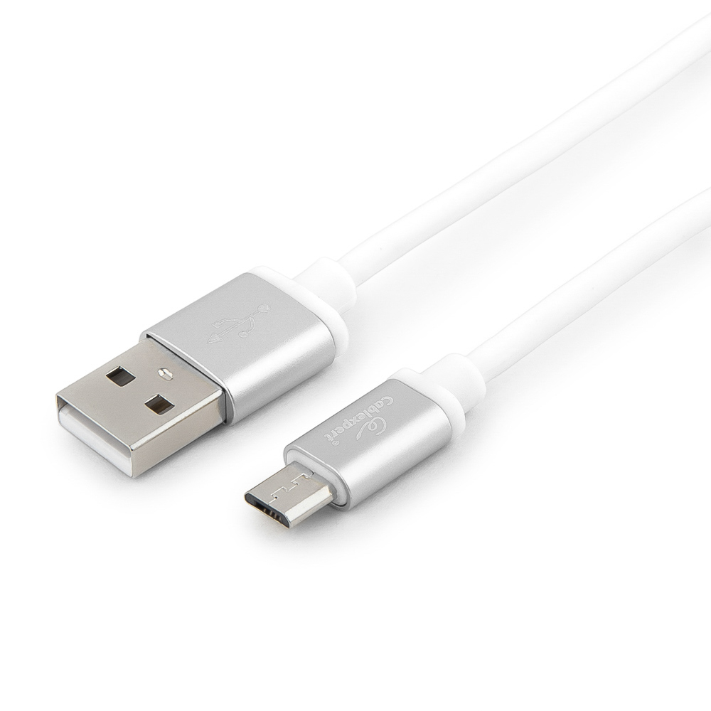Micro USB кабель Cablexpert CC-S-mUSB01W-1M