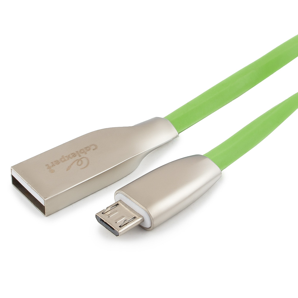 Micro USB кабель Cablexpert CC-G-mUSB01Gn-1M