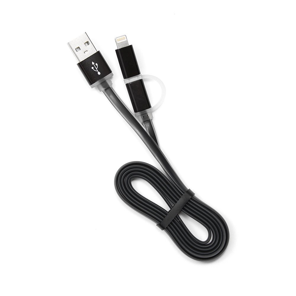 USB кабель универсальный (micro USB - Lightning) Cablexpert CC-mAPUSB2bk1m