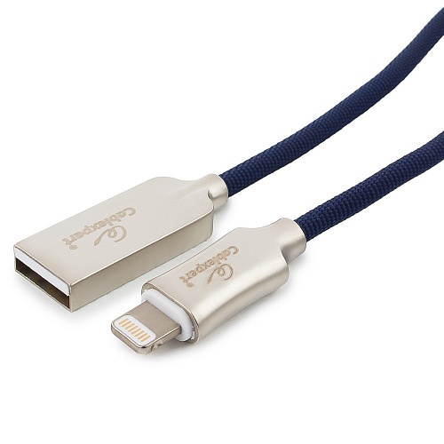 USB Lightning MFI кабель Cablexpert CC-P-APUSB02Bl-1.8M