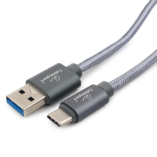 USB 3.0 Type-C кабель Cablexpert CC-P-USBC03Gy-1.8M
