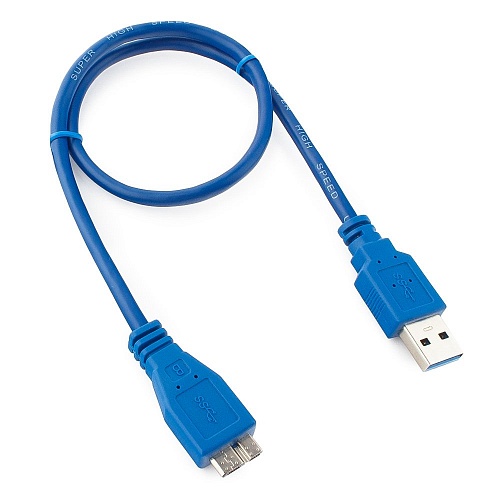 Micro USB 3.0 кабель Cablexpert CCP-mUSB3-AMBM-0.5M