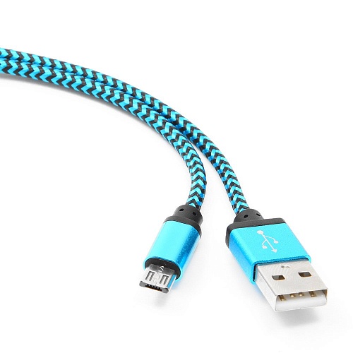Micro USB кабель Cablexpert CC-mUSB2bl1m