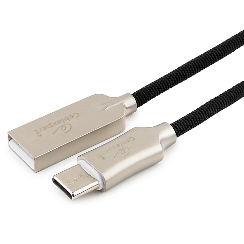 USB Type-C кабель Cablexpert CC-P-USBC02Bk-1.8M