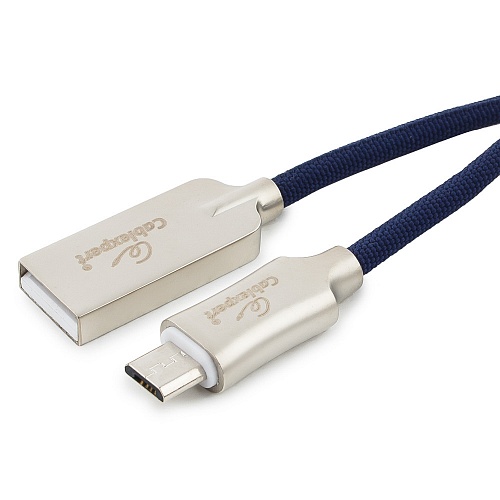 Micro USB кабель Cablexpert CC-P-mUSB02Bl-1M